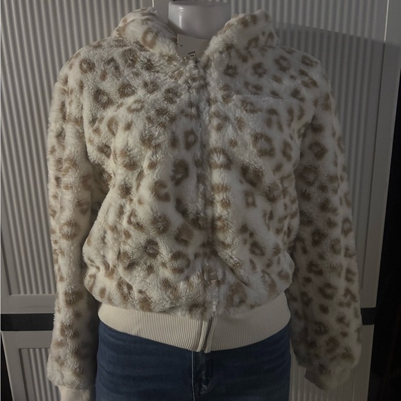 Reflex Cream and Tan Teddy Jacket - Picture 3 of 3